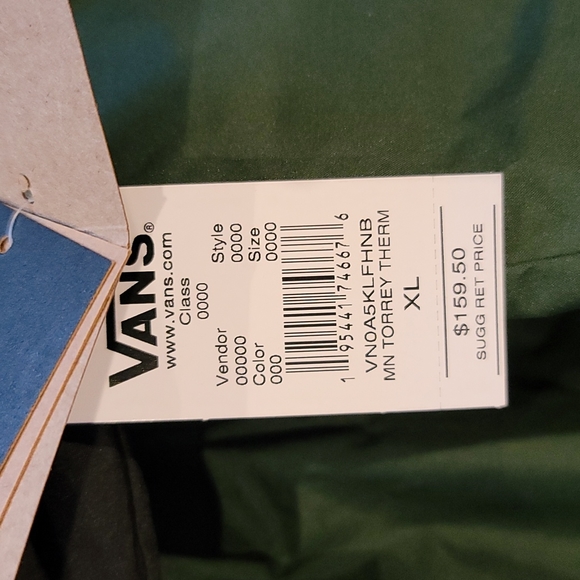 NWT Vans Torrey thermal jacket winter jacket - Picture 5 of 6